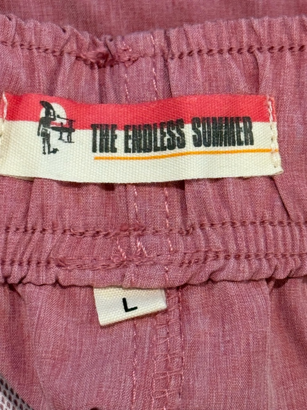 The‎ Endless Summer Elastic Waist Athletic Shorts Lined Casual Lounge Beach Bold - Picture 11 of 16